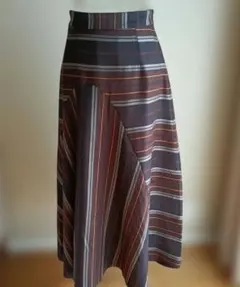 【MOUSSY】柄ロングスカート