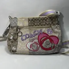 coach コーチ POPPY ポピー ショルダーバッグ スパンコール【美品】