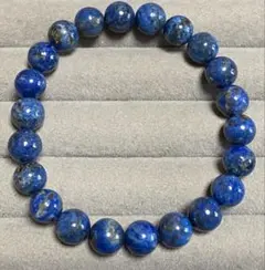 天然　ラピスラズリ　ブレスレット　非染色 パイライト入り♡