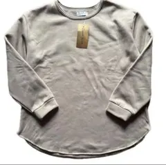 Celeste Rana ベージュ スエット 裏起毛トレーナー L〜LL 暖かい