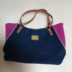 ネイビー ハンドバッグ トートバッグ