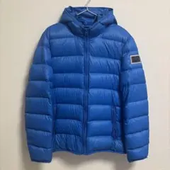 早い者勝ち！！　DIESEL ディーゼル　フードダウンジャケット 青