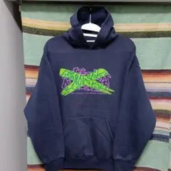 90s　old stussy　スウェットパーカー　紺タグ　USA製　ヴィンテージ