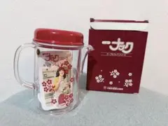 昭和レトロ ダイエイ化成 醤油差し NO.631 花柄 透明・赤13個まとめ売りのサムネイル