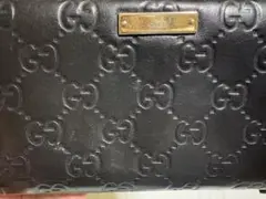 GUCCI グッチ 長財布 ラウンドファスナー ブラック