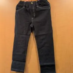 未使用　プティマイン　ニットツイルウエストゴムパンツ　120