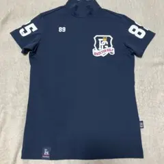 PEARLY GATES レディースゴルフ　モックネック　ネイビー サイズ1