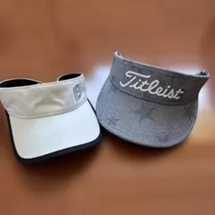 値下げ【美品】Titleist フットジョイレディースバイザー2点セット
