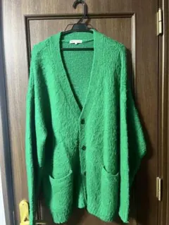 FREAK'S STORE グリーン ニットカーディガン Lサイズ