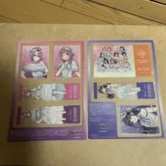 ローソン限定　学園アイドルマスタークリアシート2枚
