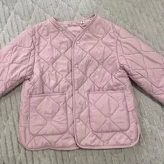 UNIQLO キルティングジャケット ピンク 130cm