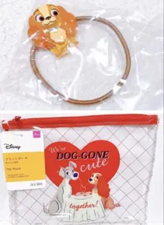 わんわん物語×レディ・ディズニーキャラクター Twinkle ゴム＋ポーチ