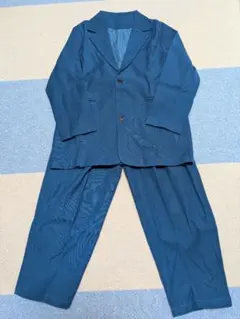 キッズ ダンス衣装　セットアップスーツ　紺　中国製　150cm