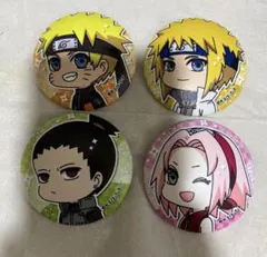 NARUTO 缶バッジ ヴィレッジヴァンガード フォーマンセル ミナト班