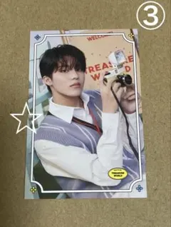 ☆② TREASURE WORLD weverse 特典　トレカ　ジョンウ