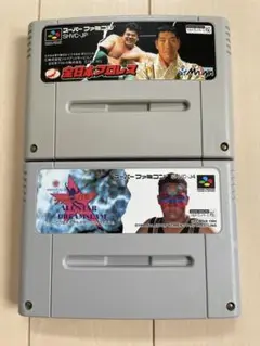 スーパーファミコン　プロレス2本セット