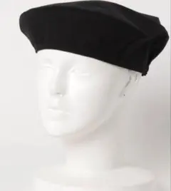 【ほぼ新品】マーガレットハウエル 黒 ベレー帽