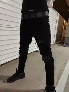 AMIRI mx1 30 slim fit drip ダメージ 初期 確実正規品 - メルカリ
