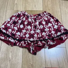 トランプ柄 キュロットスカート