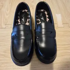黒のローファー　学生靴　卒業式　入学式