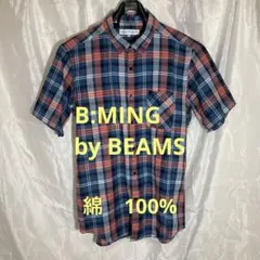 B:MING by BEAMS ビーミングバイビームス 半袖チェックシャツ