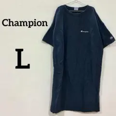 Champion Tシャツ ワンポイントロゴ オーバーサイズ Lサイズ