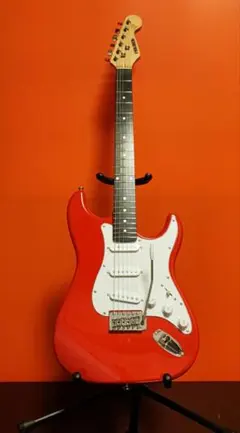 Playtech エレキギター ST250レッド PLAYTECH ( プレイテック ) ST250 Rose Metallic Red 送料無料