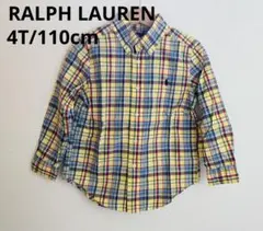 RALPH LAUREN 長袖チェックシャツ 【4T/110】