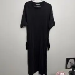 ZARA カットソーワンピース ブラック Mサイズ