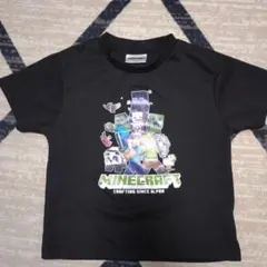 Minecraft キャラクター Tシャツ ブラック マイクラ 130cm