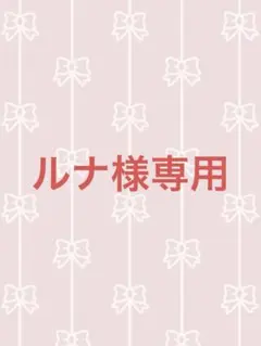 ルナ様専用‼️他の方はご購入できません‼️