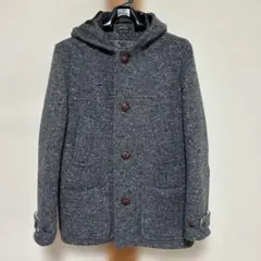 CABANE de ZUCCA ハリスツイード　フードジャケット　ブルゾン　希少 CABANE de ZUCCA ハリスツイード フードジャケット ブルゾン 希少