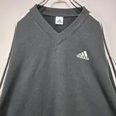 adidas　デサント製　ヴィンテージ　トレーナー　L-O　90s　希少　古着