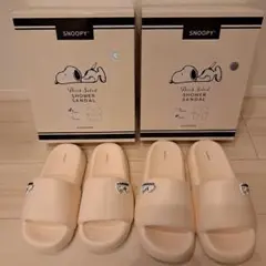 SNOOPY Thick Soled SHOWER SANDAL 2足セットのサムネイル