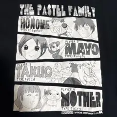 パステル家族 Tシャツ LL 黒 comico