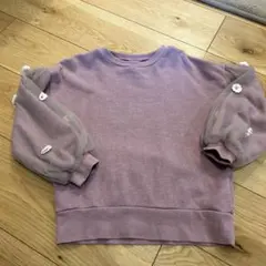petit main パープル トレーナー 130
