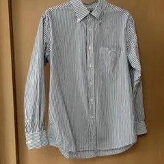 GU ストライプ 長袖シャツ Lサイズ