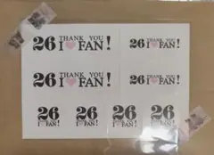 安室奈美恵さん　26周年ステッカー