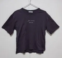 Ganiel 半袖Tシャツ ロゴプリント チャコールグレー Mサイズのサムネイル