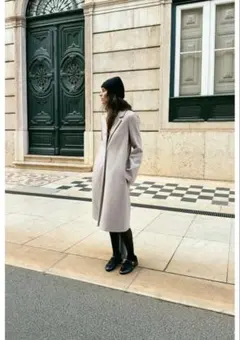 ZARA軽いロングコート　新品未使用