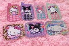 サンリオ ステッカー7枚セット♡ キティ／クロミ／マイメロ／シナモン／ポチャッコ