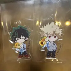 ど*ー様 ヒロアカ　GIGOコラボ　アクリルチャーム　緑谷出久　爆豪勝己　2個セ