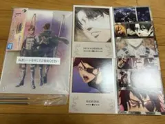 進撃の巨人　一番くじ　E賞　アクリルボード　G賞　メモリアルカード2種　3点