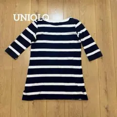 UNIQLO ユニクロ ボーダーワンピース チュニック 7分袖