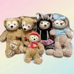 ☆レア☆ビルドアベア くま ひつじ うさぎ ぬいぐるみ 4体 洋服 靴