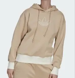 ベージュ パーカー