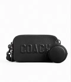 COACH ブラック ショルダーバッグ