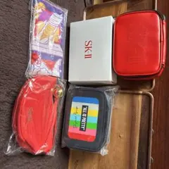 SK-II ポーチセット レッド カラフル