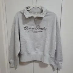 オペークドットクリップ スウェット グレー