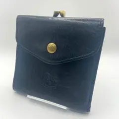 IL BISONTE イルビゾンテ　レザー　二つ折りがま口財布　ウォレット